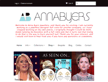 Tablet Screenshot of annabyers.com